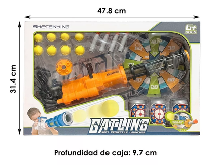 Ametralladora Pistola Lanza Bolas